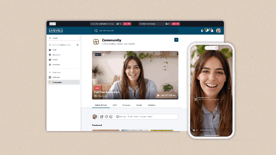 Mighty Networks - Graphics - Courses and live streaming - Galaxy DAO