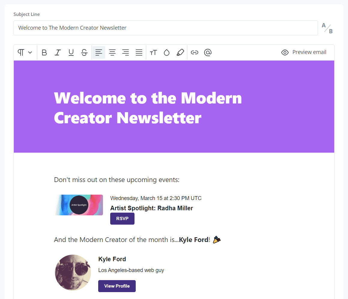 ConvertKit-Mighty Event