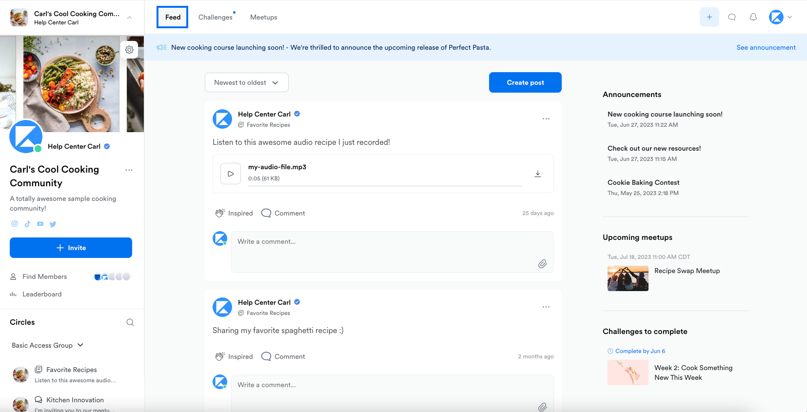 Kajabi community - Circles