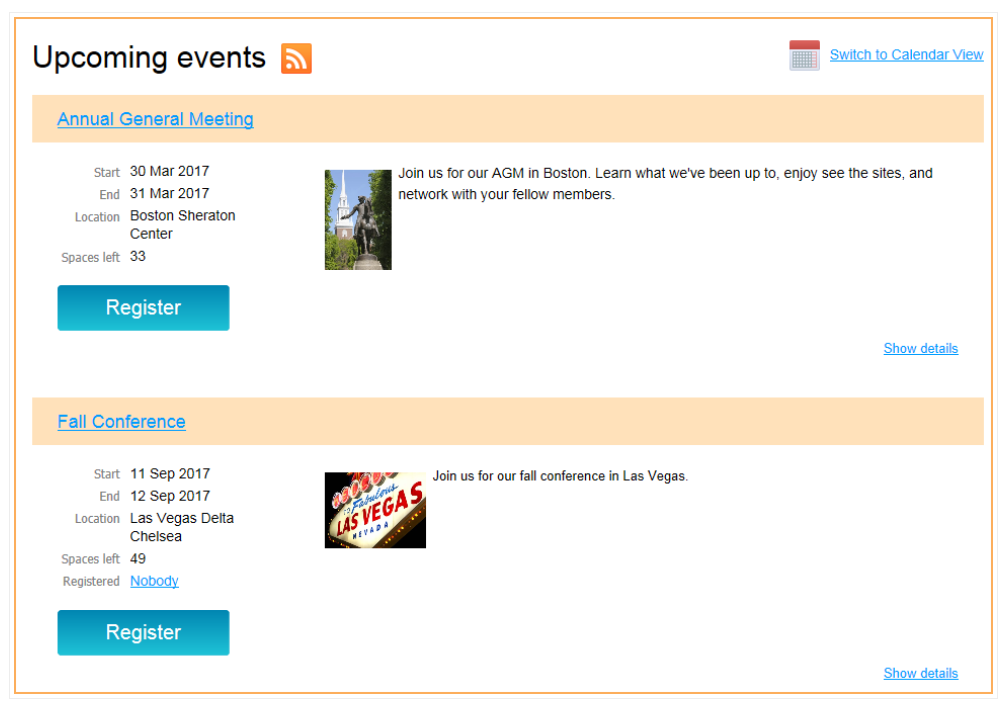 Wild Apricot - In Person Event